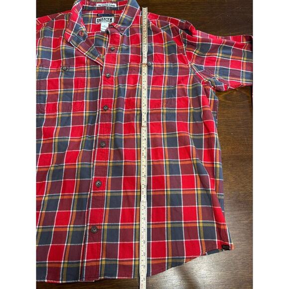 Duluth Trading Free Swingin Flannel Button Down Men XL Plaid Preppy Fall Hiking - Picture 5 of 7